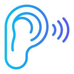 listen gradient icon