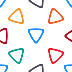 Abstract seamless pattern isolated on white. Can be used for fabric,cloth,textile pattern,wallpaper,covers and decor.