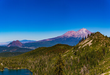 Mt. Shasta and Lakes