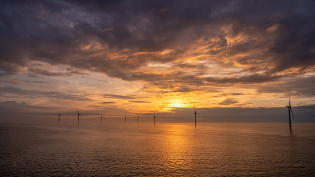 Nice Evening Sky and Sea Colors