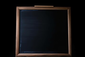 Fototapeta na wymiar blank blackboard isolated on white, Generative AI