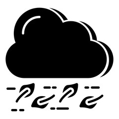 A perfect design icon of windstorm 