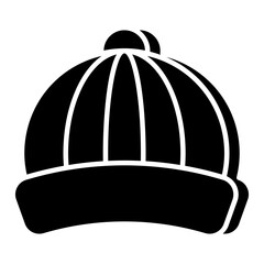 A unique design icon of p cap 