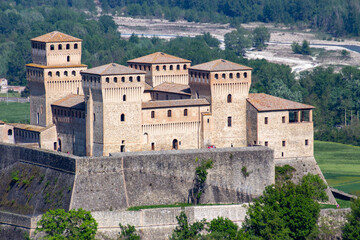 castles of parma montechiarugolo and torrechiara ancient medieval fortresses
