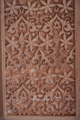 detail of the door of a church