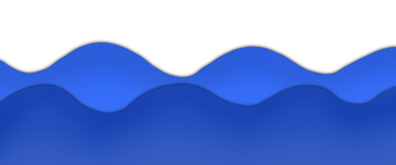 Waves, water waves, sea, 3D, blue, blue, sea water,