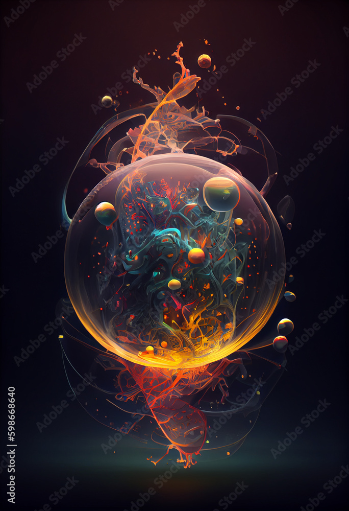 Poster visualization of wave particle