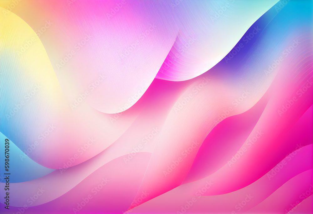 Poster Beautiful abstract colorful background background colors. Generative AI technology.

