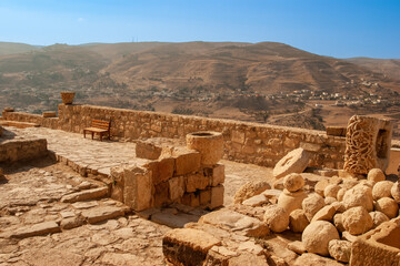 Jordan. Impregnable fortress of El-Karak or 'Fortress of Crow' was built by Crusaders in 1162. View...
