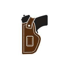 holster icon vector
