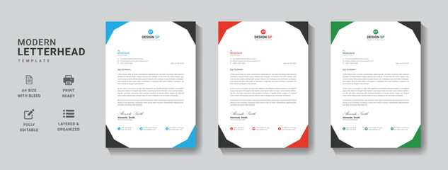 Letterhead Template	

