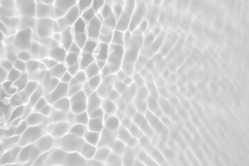 Abstract white transparent water shadow surface texture natural ripple background