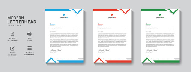 Letterhead Template	
