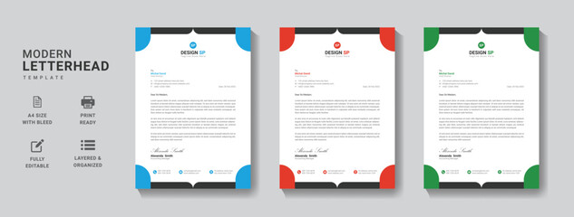 Letterhead Template	
