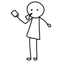 Kids Playing Soccer Doodle