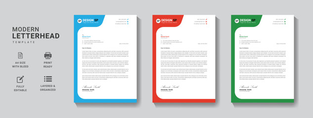 Letterhead Template	
