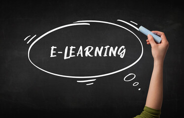 Hand drawing education concept concept