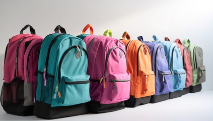 colorful backpack