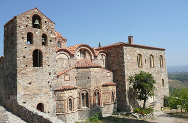 Fototapeta na wymiar The Pantanassa Monastery in Mystras, Greece