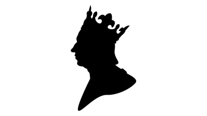 Louis IX of France silhouette