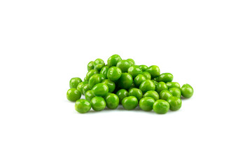 Pile of green wet pea