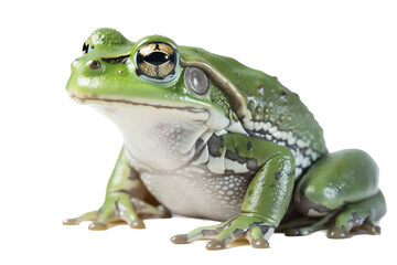 Obraz premium frog on white background