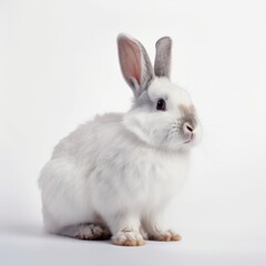 Obraz premium rabbit on white background