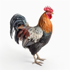 Fototapeta premium rooster isolated on white