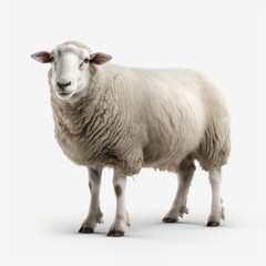 sheep in a white background