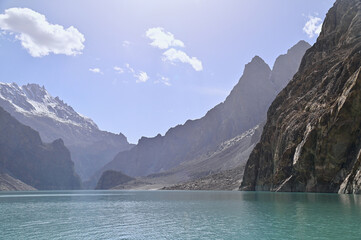 Attabad Lake in Hunza, Gilgit-Baltistan, Pakistan
