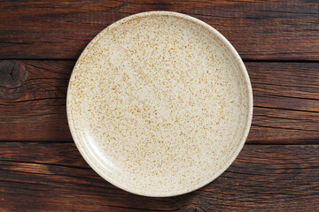 Empty clean plate