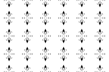 Seamless batik pattern,geometric tribal pattern,it resembles ethnic boho,aztec style,ikat style.luxury decorative fabric black and white seamless pattern for famous banners. 