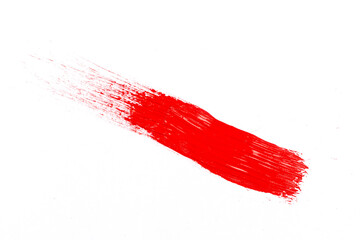 Red paint splash