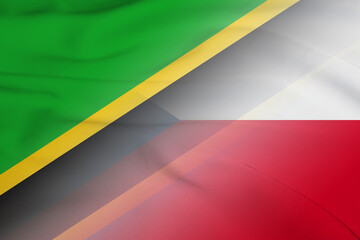 Tanzania and Czech Republic government flag international negotiation CZE TZA