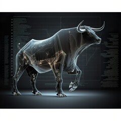 Bull, Bullish trend on the stock market