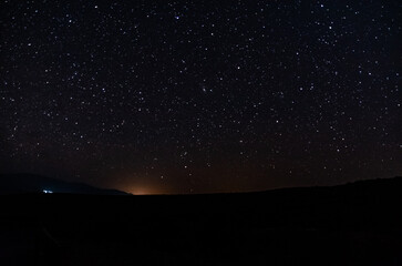 night sky with stars