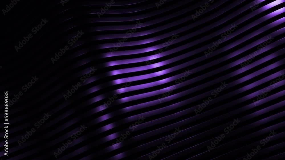 Aufkleber 3d wave on striped background with lines. design. beautiful shine from waves on striped silky backgr