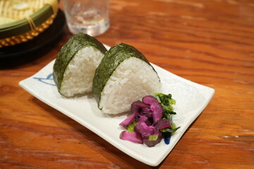 Japanese Food, Rice ball, Omusubi - 日本料理 おにぎり