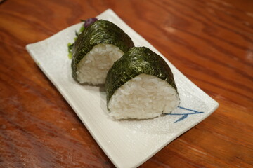 Japanese Food, Rice ball, Omusubi - 日本料理 おにぎり