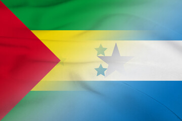 Sao Tome and Principe and Honduras political flag international negotiation HND STP