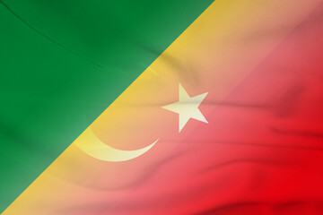 Republic of the Congo and Turkey state flag transborder contract TUR COD