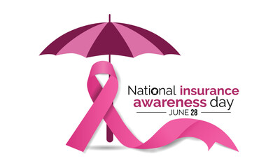 National Insurance Awareness Day. June 28. Holiday concept. Vector Design Illustration. - Powered by Adobe