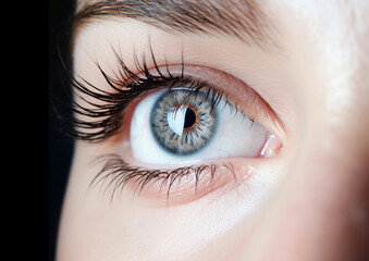 Fototapeta premium beautiful eyes extremely close-up 