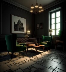 "Interior Elegance: Stylish Room Designs for Every Taste"Ai