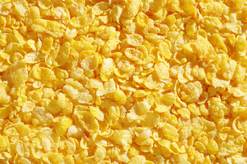 Corn flakes background