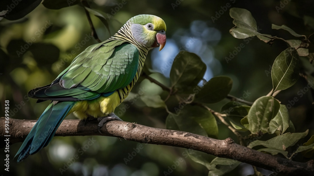 Poster green winged macaw