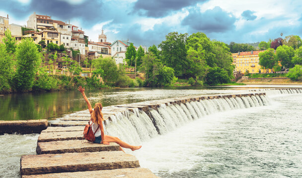 tourism in Portugal- Amarante cityscape and river