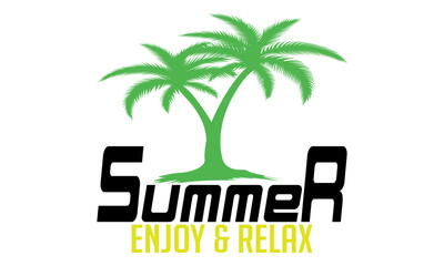 Summer Time Enjoy and Relax, T-shirt.