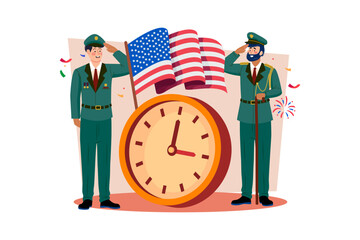 People participate in the National Moment of Remembrance at 3pm to pause and remember the fallen.