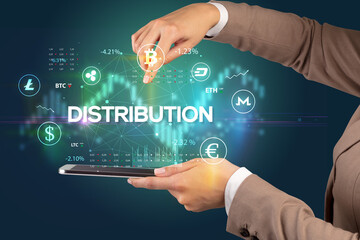 Close-up of a touchscreen with inscription